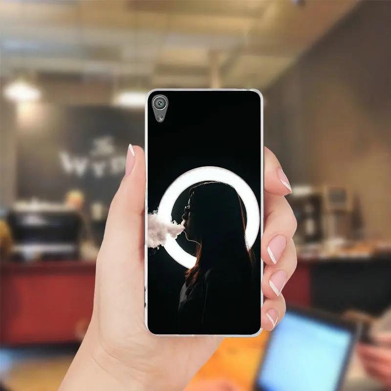 Ясно мягкий чехол для телефона sony Xperia Z Z1 Z2 Z3 Z4 Z5 компактный M2 M4 M5 T3 XA E3 e5 C4 C5 девушка