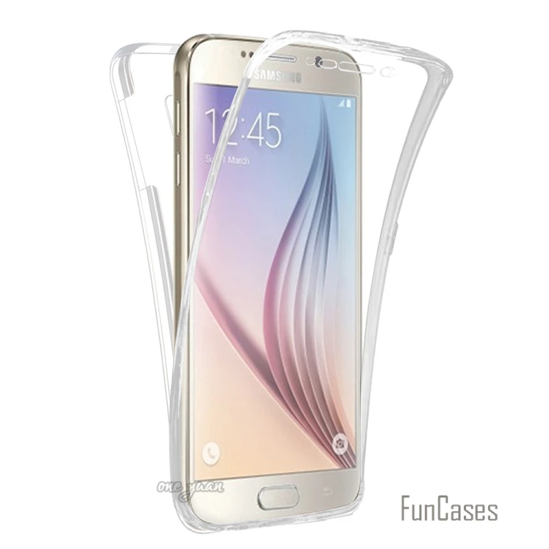 S7/S7 Edge четкий Гибкая мягкая термополиуретановая крышка-чехол для samsung Galaxy S7 край