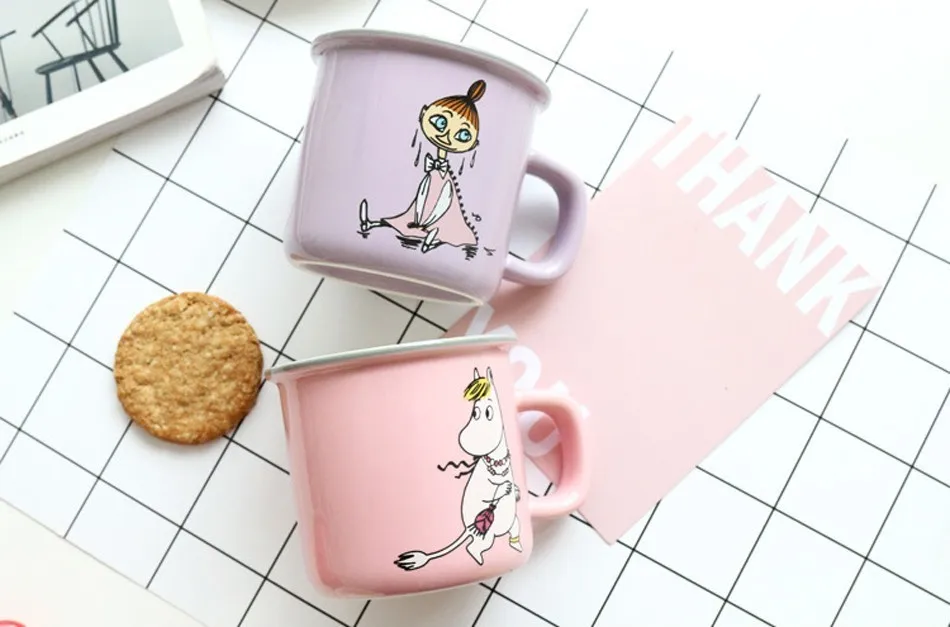 9 видов стилей Moomin Caneca маленький мой прекрасный подарок кофейные чашки молоко вода завтрак Copo чай милый мультфильм сладкий Любовь чай чашка кружка для путешествий