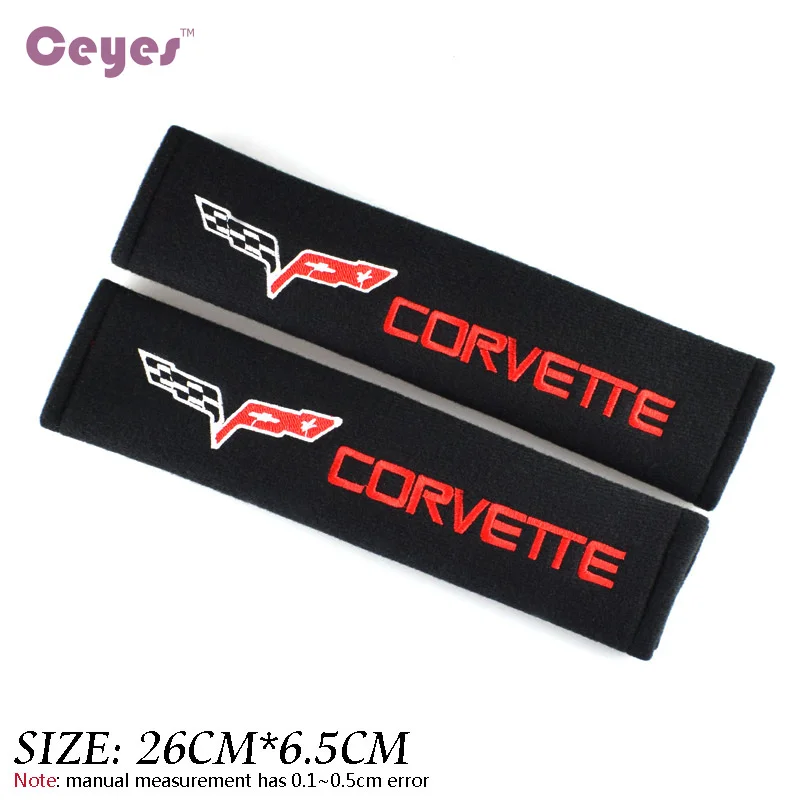Чехол для ремня безопасности автомобильные эмблемы тюнинг чехол Corvette Chevrolet Sail Aveo