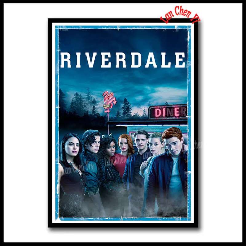 Сериал ривердейл бумага с покрытием плакат для кафе Креативные обои украшение интерьера 42*30 см