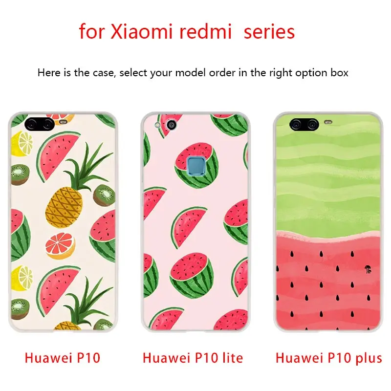 Мягкие силиконовые чехлы для Huawei P40 P30 P20 Pro P10 Lite E Plus P Smart Z 2020 2019 Летние фрукты лимон