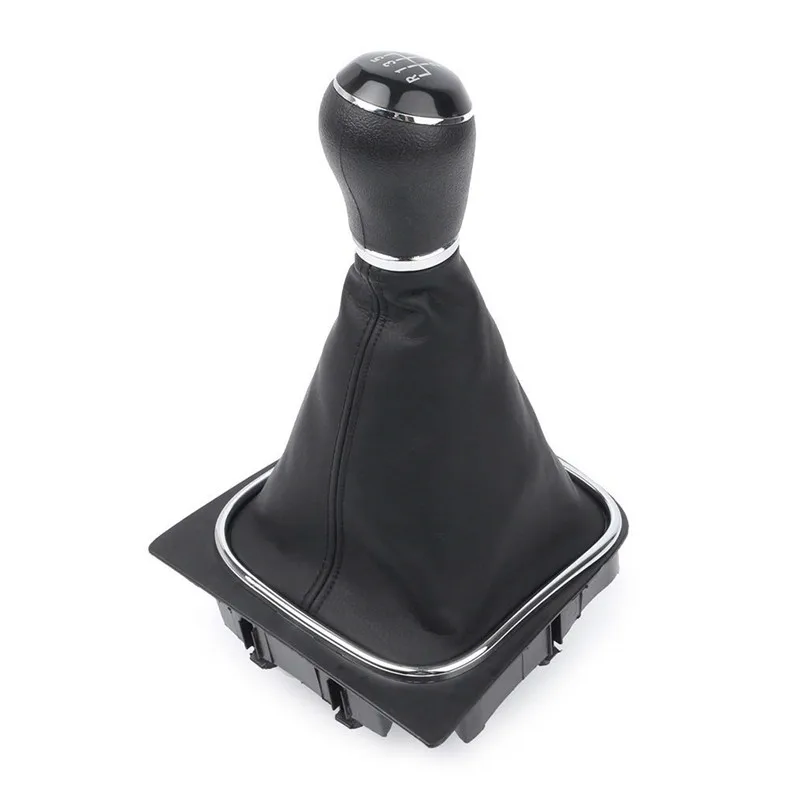 MT ручка переключения передач для Volkswagen VW Golf 5 6 Golf5 Golf6 рычаг переключения передач Ручка кожаный Gaitor Boot база рамка ручка