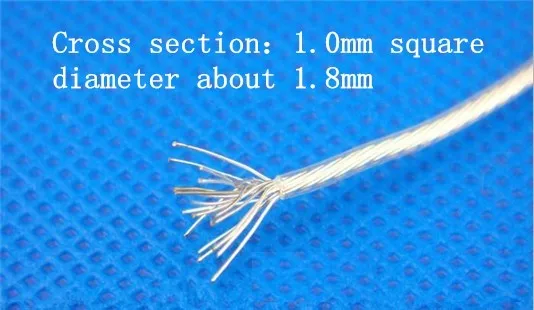 Тефлоновая Проволока с серебряным покрытием |