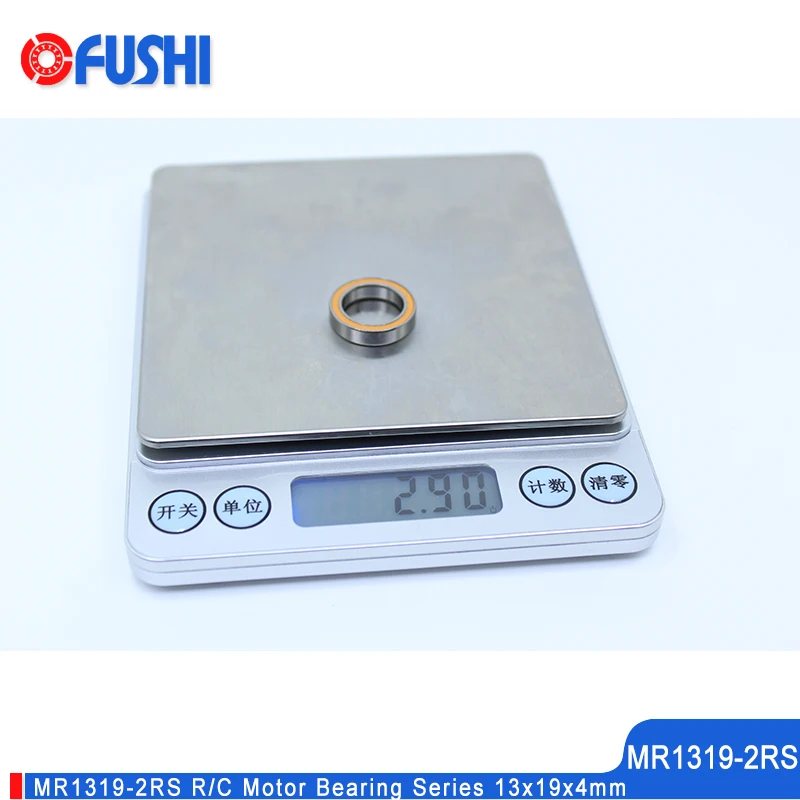 MR1319 2RS подшипник 10 шт. 13x19x4 мм RC двигателя с двойным уплотнением оранжевый тонкие