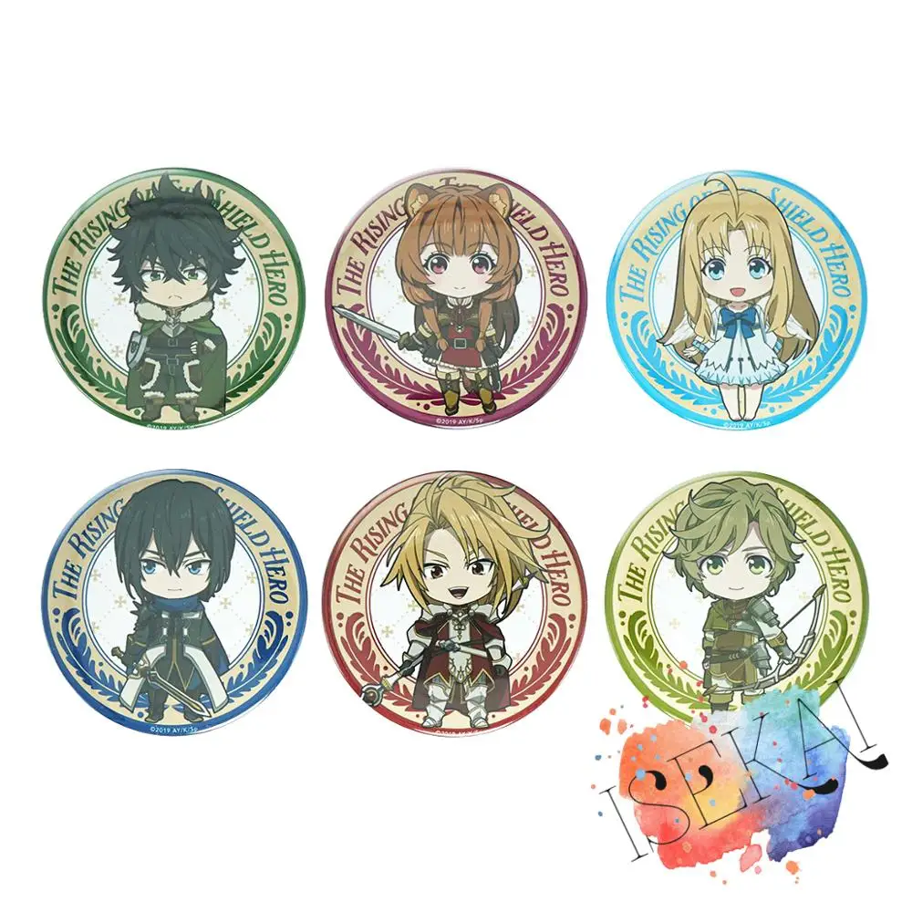 The Rising of the Shield Hero Tate No Yuusha набивной аниме Raphtalia Filo Naofumi Ren Itsuki Motoyasu значок брошь