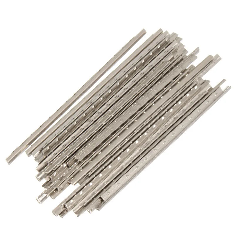 Серебряные 24 шт. 60 мм провод для гитары никелевый Манометр/проволочный