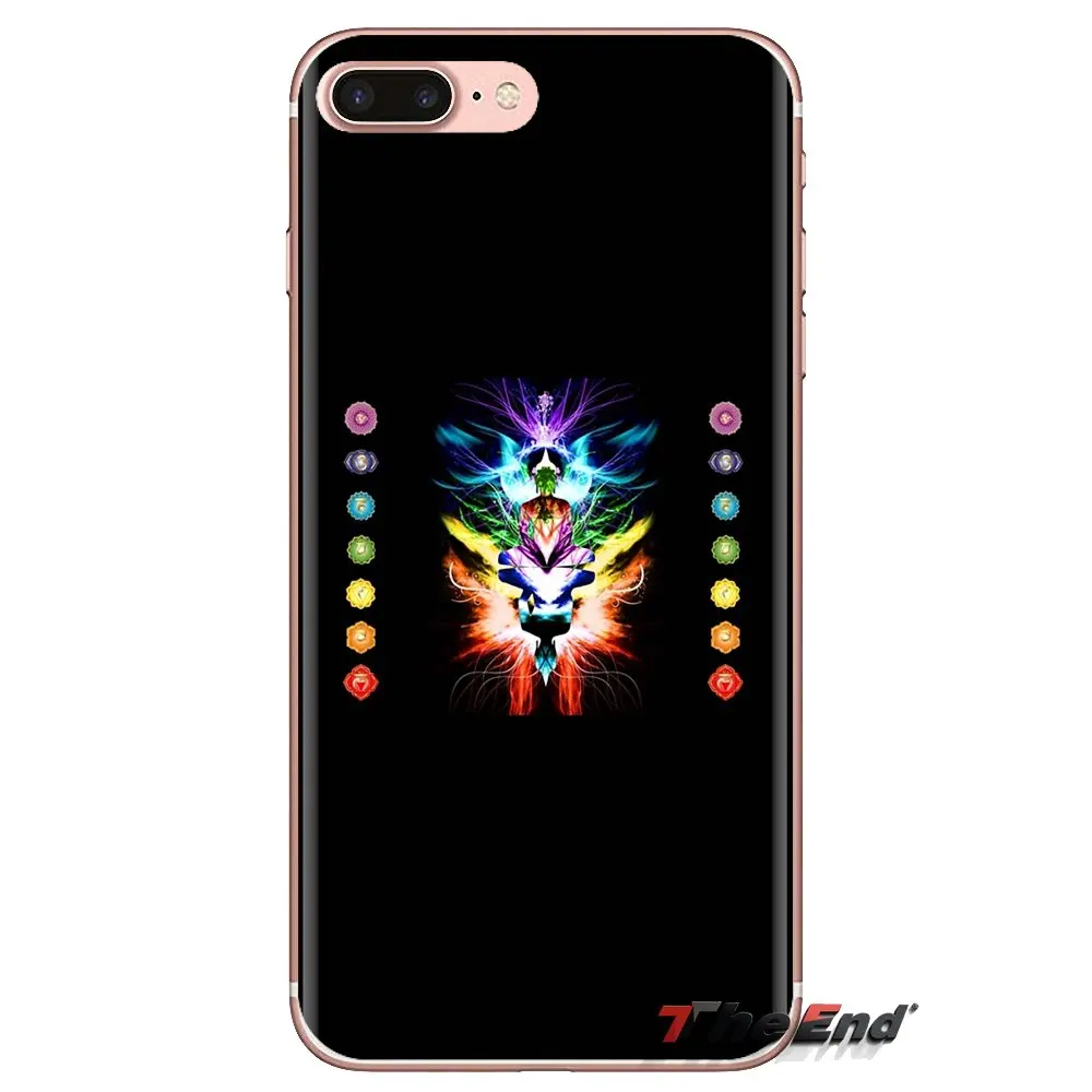 Soft Transparent Shell Covers Chakra Yoga For Xiaomi Redmi 4A S2 Note 3 3S 4 4X 5 Plus 6 7 6A Pro Pocophone F1 |