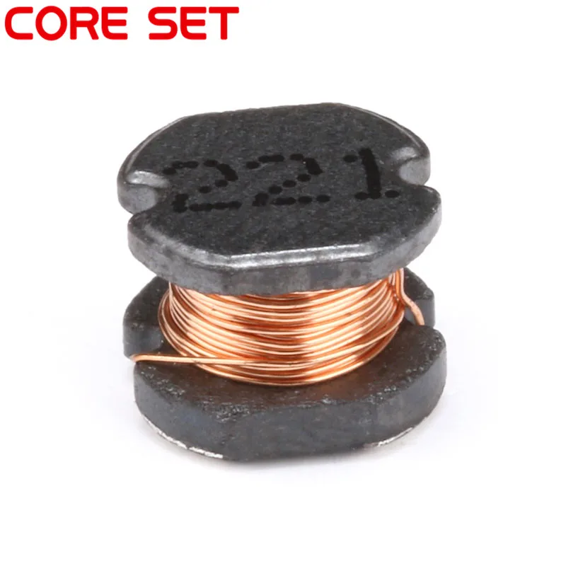 10 шт./лот CD54 220UH SMD силовой индуктор 221 0.5A чип индуктор|power inductor|smd power inductor220uh inductor |