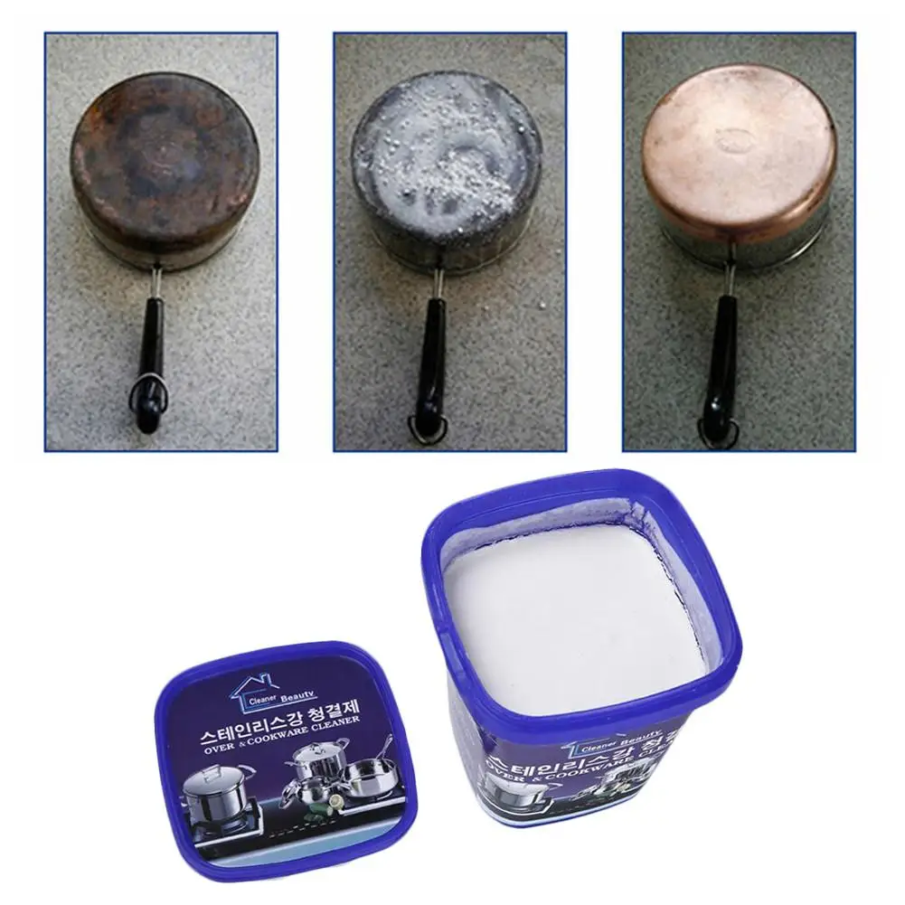 Нержавеющая сталь кухонная посуда Чистящая паста Бытовая Кухня очиститель