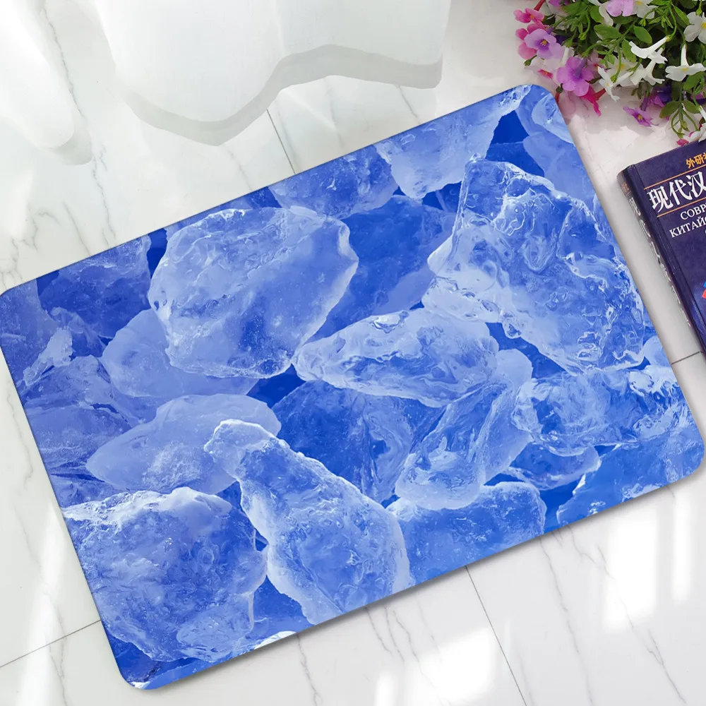 Ковер летние кубики льда современный ковер 3d впитывающие коврики Нескользящие