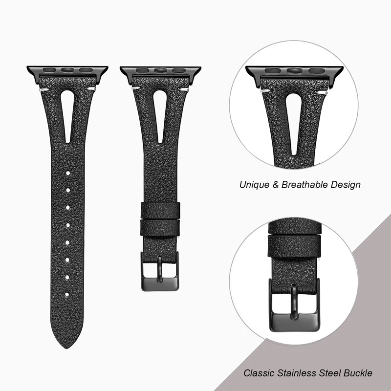 Кожаный ремешок для apple watch band 44 мм 40 мм, 42 мм, 38 мм, correa, наручных часов iwatch серии 5/4/3/2/1 браслет часы ремень аксессуары