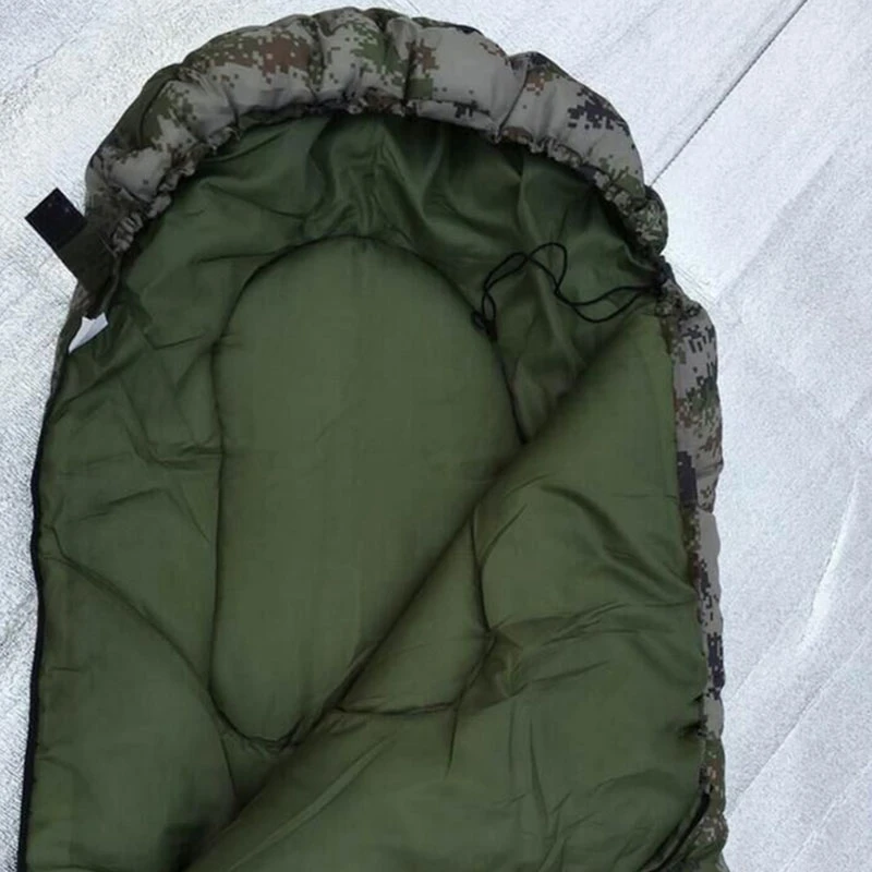 Открытый Отдых Пеший туризм спальный мешок теплый конверт с капюшоном зимние