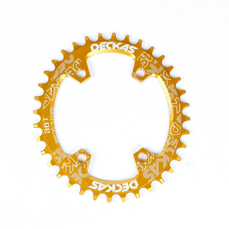 DECKAS овальная система для велосипеда MTB Chainring 32 T-38 T цепь кольцо велосипедная цепь круг одна пластина для 11 скоростей M7000 M8000 M9000 Кривошип