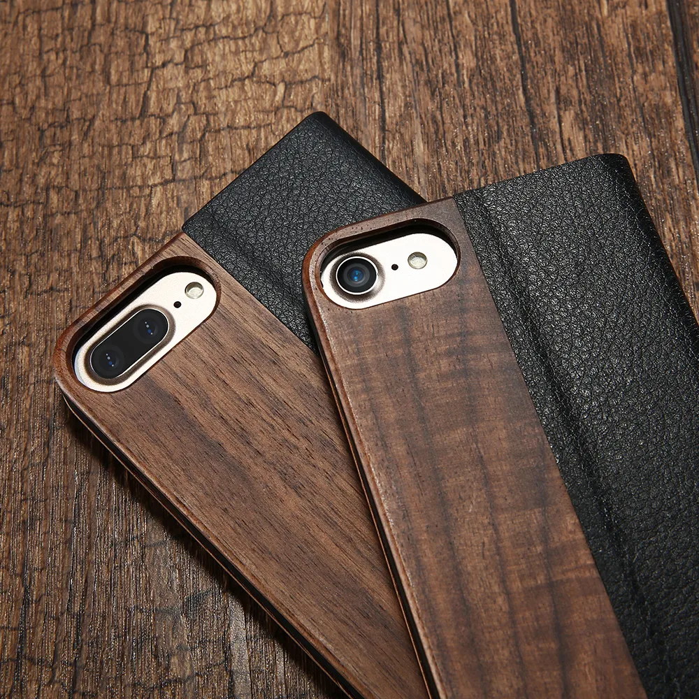 Чехол kisscase чехол на айфон 7 для iphone XR настоящий деревянный флип 6 s 8 Plus чехлы из