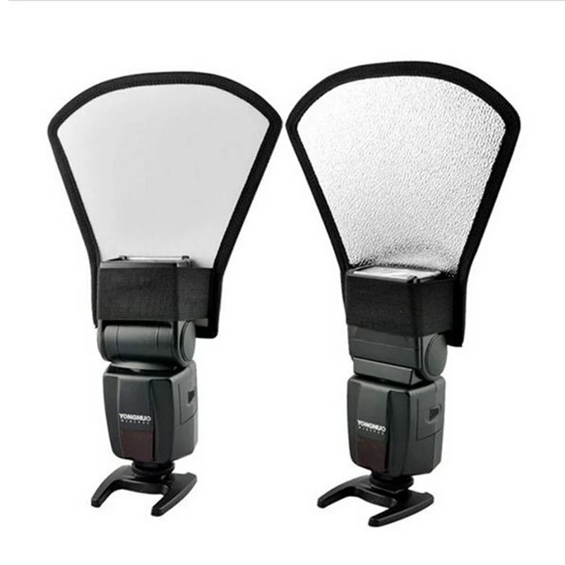 Wennew 2 в 1 портативный Рассеиватель Вспышки для Canon DSLR Камеры Вспышка Speedlite 580EX 550EX