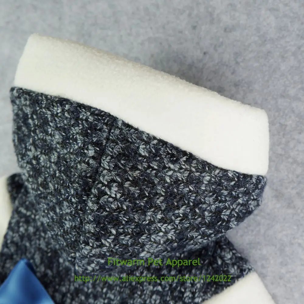 Fitwarm Снежинка вязаная одежда для домашних животных платья собаки пальто с