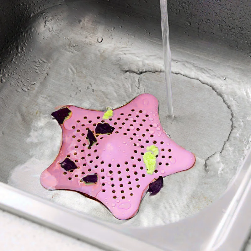 Hoomall Star Sewer Outfall Strainer Bathroom Sink Filter Anti-blocking Floor Drain Hair Stopper Catcher Kitchen Tools | Дом и сад