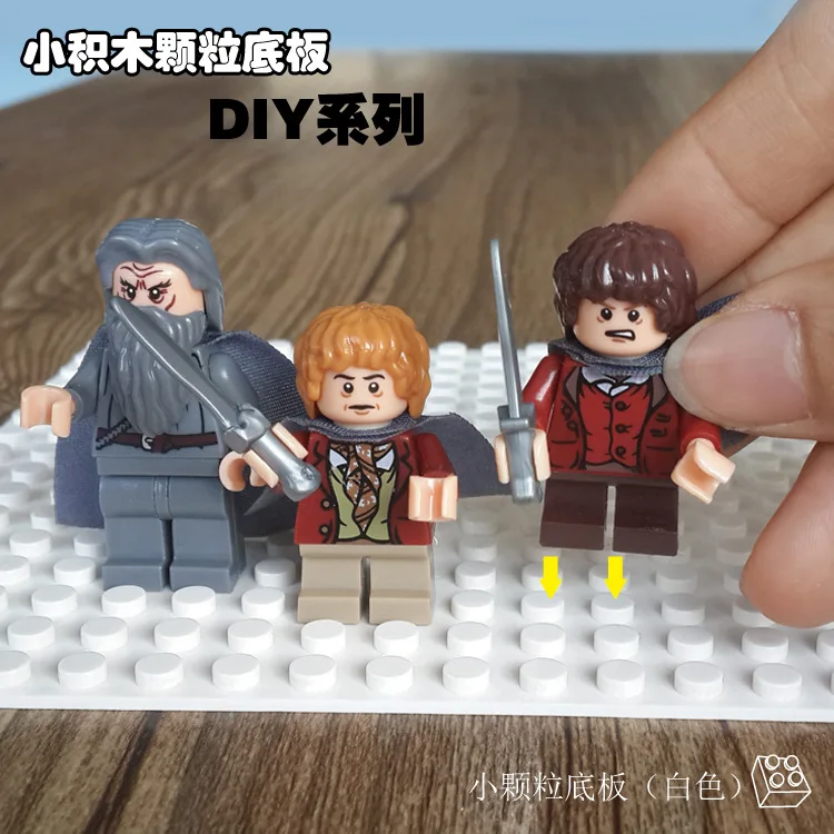 Wange 13*13 см 16*16Dot ABS пластик DIY Baseplate экшн-фигурки minifig строительные блоки