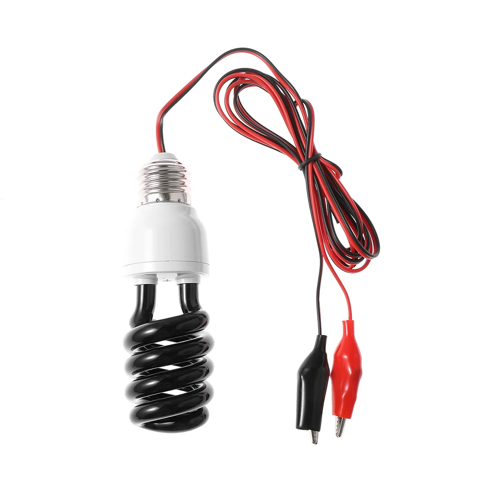 5TypeB 20W 1 шт. E27 40 Вт, 30 Вт, 20 W 220 V спираль кварцевые флуоресцентный ультрафиолетовый свет ультрафиолетового света с двумя подковообразными нагревающими элементами фиолетовый сценический эффект лампы - Испускаемый цвет: 5TypeB 20W
