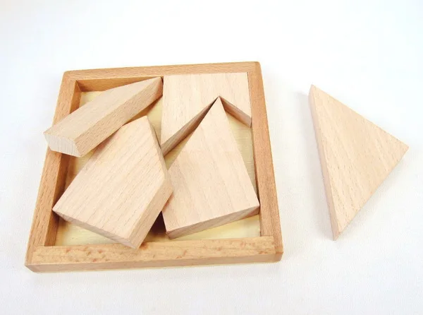 Деревянные головоломки Монтессори развивающая игрушка ребенок Вальдорф