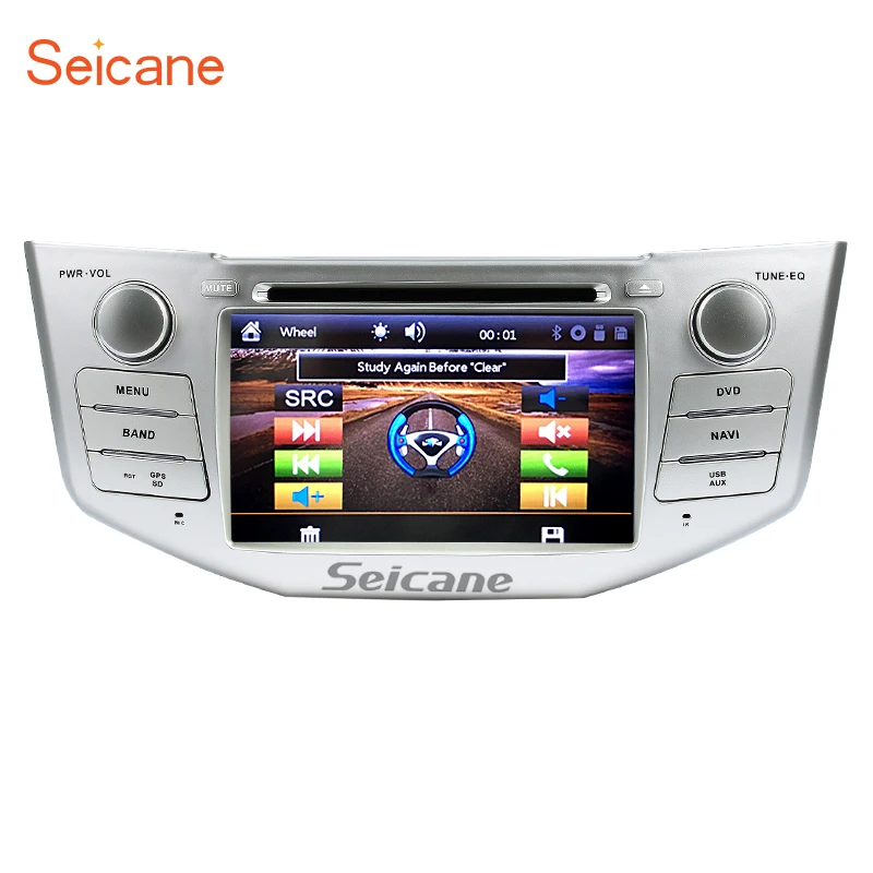 Seicane автомобильный Navi WinCE6.0 HD 2Din " стерео радио gps мультимедийный плеер для Toyota Harrier Lexus RX 300 330 350 400H головное устройство
