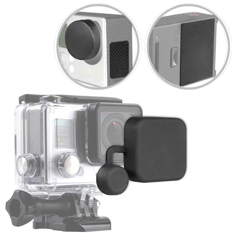 MINIFOCUS 4 в 1 крышка объектива + запасная батарейного отсека боковой двери для GoPro Hero 3