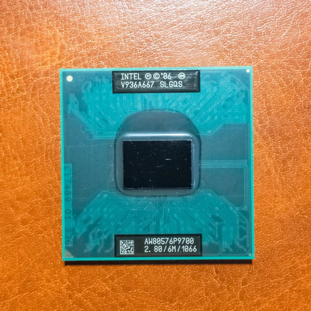 Процессор Intel Core 2 Duo P9700 SLGQS 8 ГГц 6 м 1066 МГц Socket P для мобильных телефонов|core duo|core duo