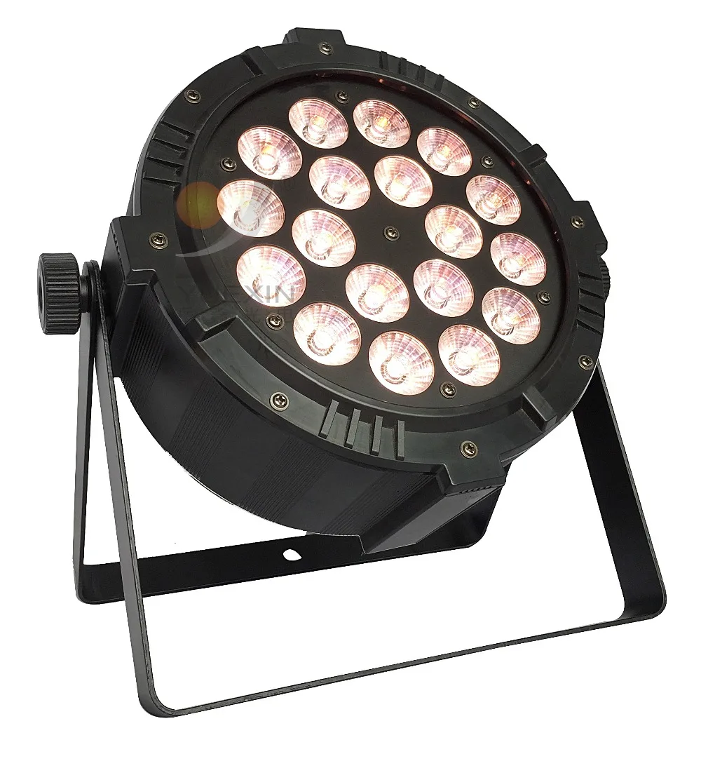 Тонкий театральный сценический свет 18x15W 5in1 LED плоский Par для свадебного