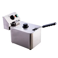 single tank electric fryer commercial electric deep fryer stainless steel electric frying machine hd f4