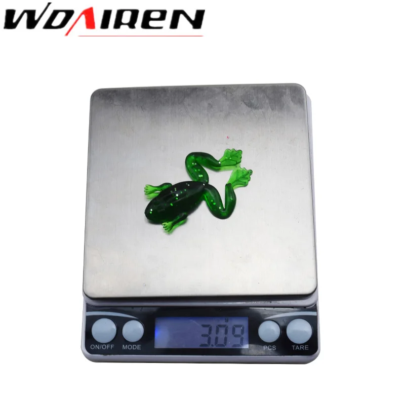 5 шт. силиконовая рыболовная приманка 50 мм/3 г|frog lure|fishing lurequality lure |