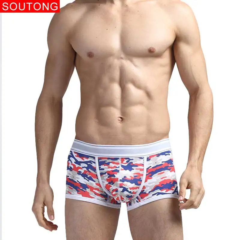 Трусы боксеры Soutong stpj04 мужские хлопковые шорты нижнее белье 2019|mens cuecas boxer|mens underwear