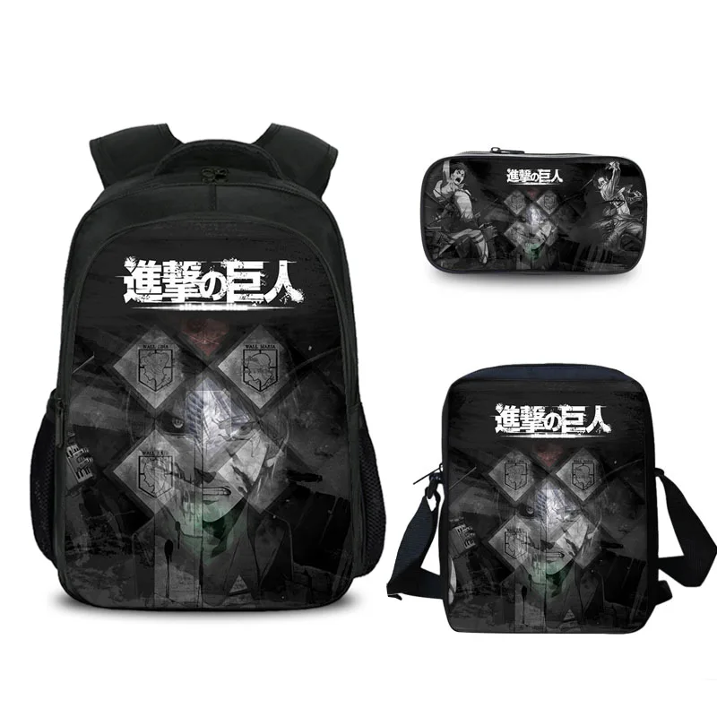 Хит продаж 3 шт. школьная сумка для мальчиков и девочек на плечо рюкзак пенал