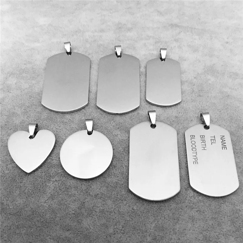 Классный военный армейский Стиль нержавеющая сталь полированная бирка для