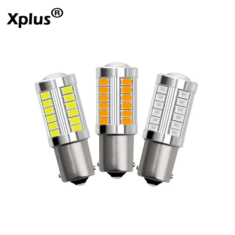 Xplus 1156 1157 7443 3157 T20 T25 33SMD 5630 Led S25 BA15D BA15S тормозной светильник лампочка лампа сигнала