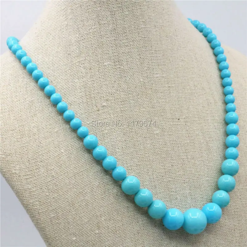 Аксессуары 6-14 мм натуральные синие Бусины из ракушек бриллиантовые серьги в виде