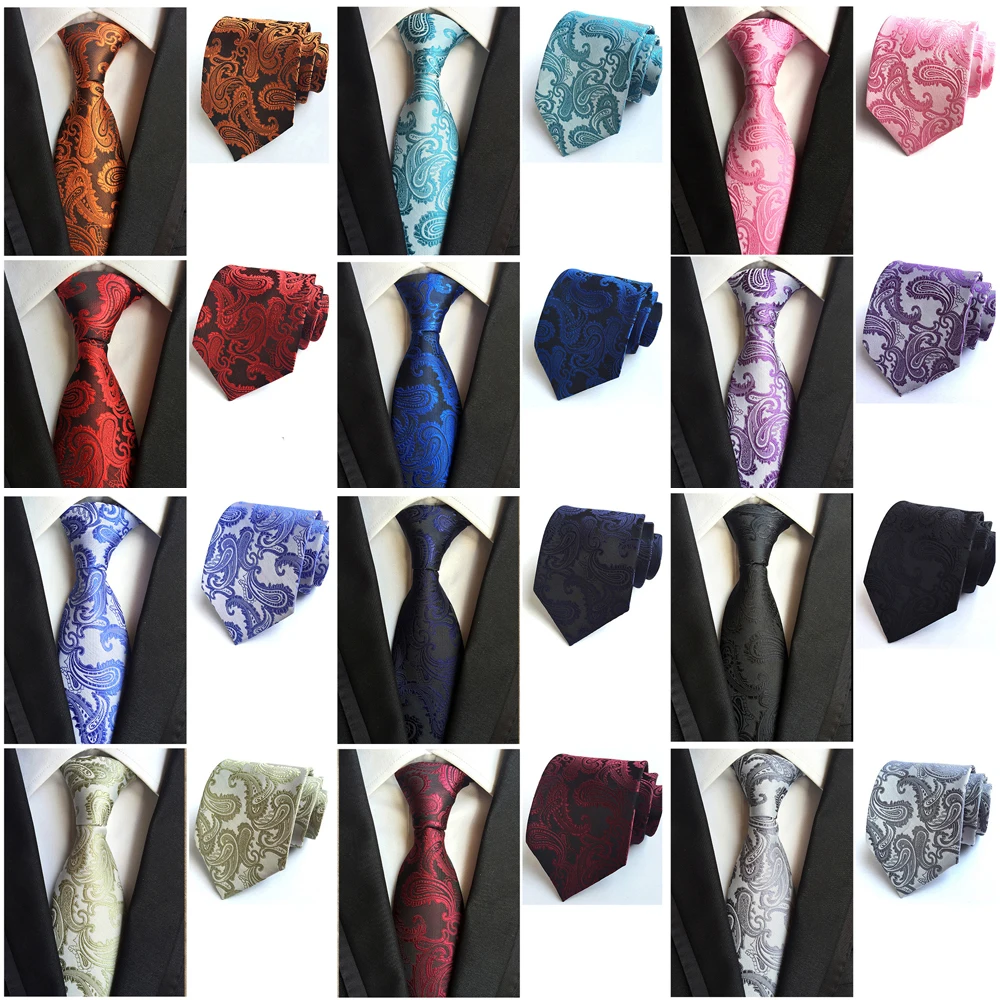 Мужской смокинговый галстук с принтом пейсли широкий 8 5 см Формальные Галстуки