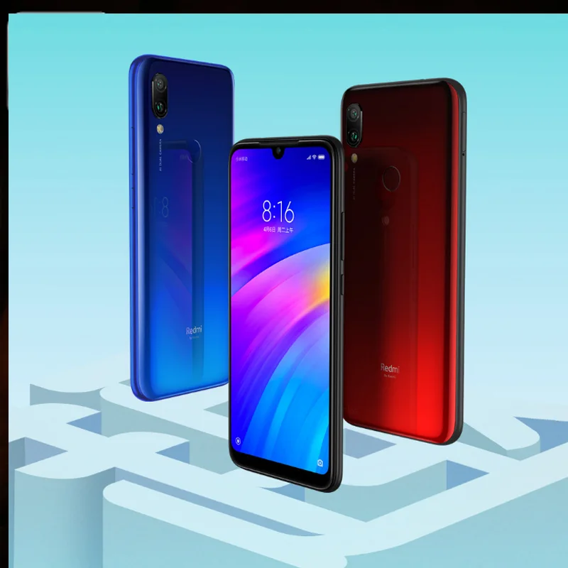 Глобальная версия сотовый телефон Xiaomi Redmi 7 3 ГБ ОЗУ 64 Гб ПЗУ Snapdragon 632 Восьмиядерный