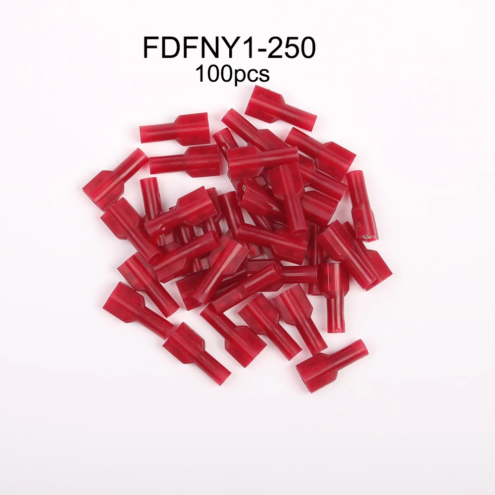 FDFNY1-250 FDFNY2-250 FDFNY5-250 нейлон латунь женский изолированный вилочный кабельное
