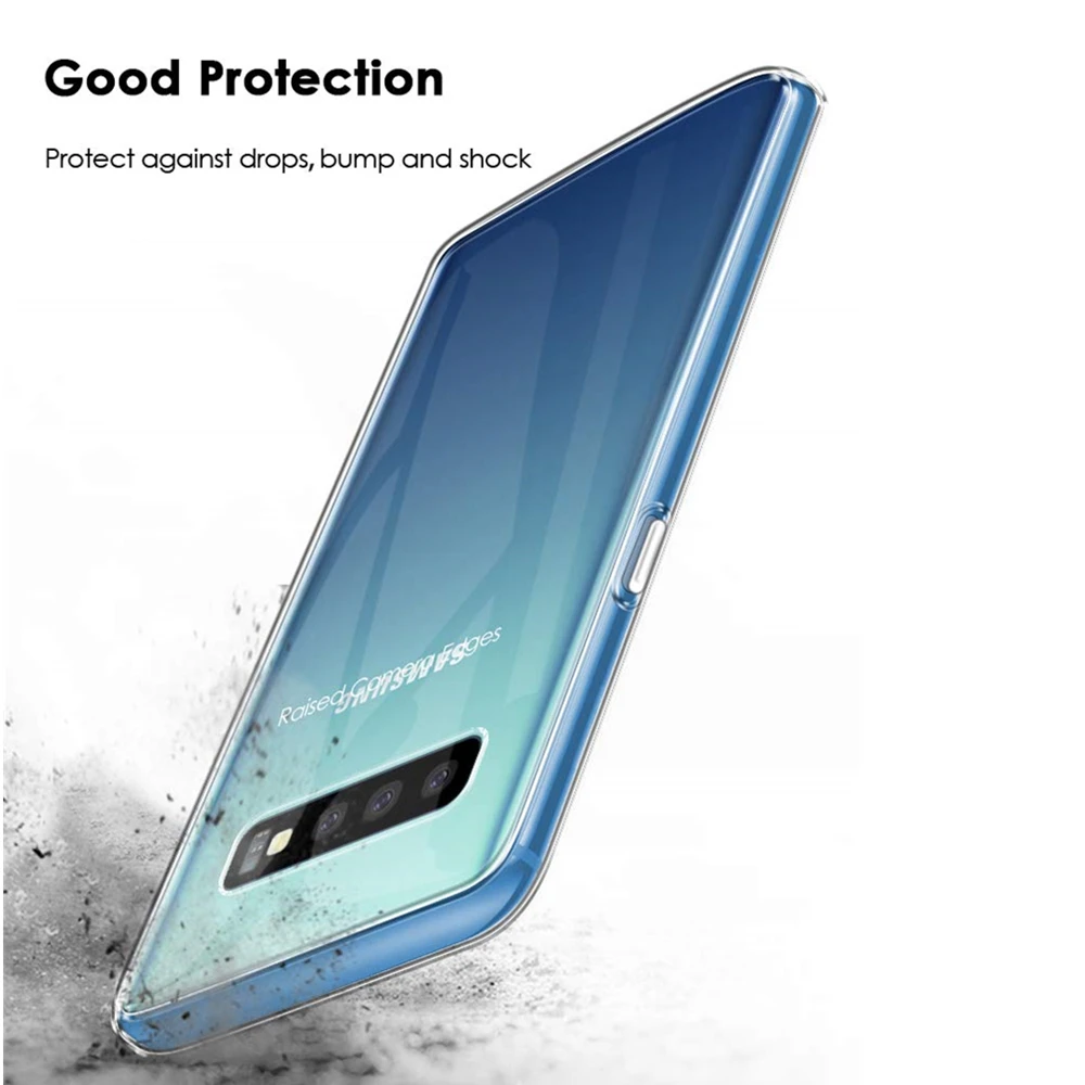 Новый базовый тонкий прозрачный мягкий силиконовый чехол из ТПУ для Samsung Galaxy S10 Plus