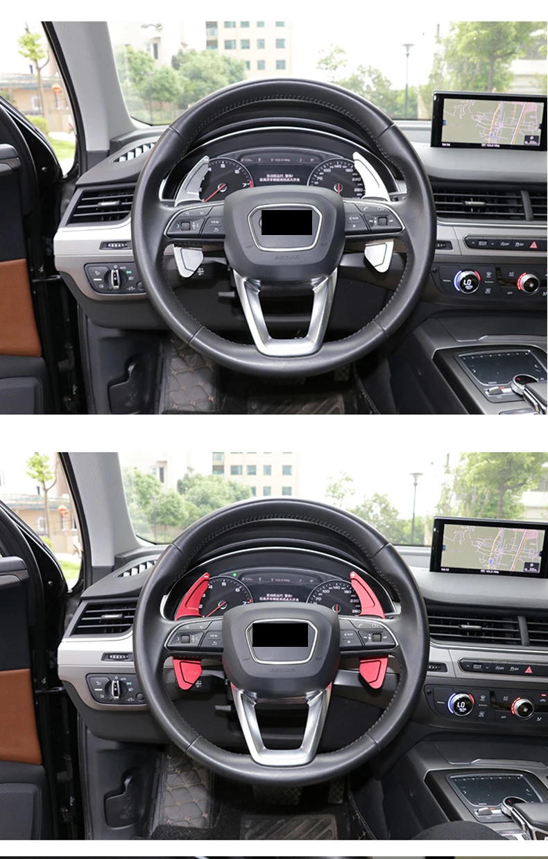 Для Audi A3 8 в 8 P/A4 B7 B8 B9/A6 C5 C6 C7/S3/S4/S5/Q5/Q7 модифицированное внутреннее рулевое колесо сдвиг весло автомобильные аксессуары