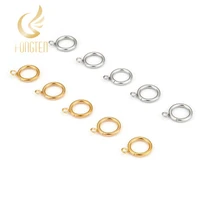 10pcslot 213mm jump rings stainless steel sgold loops open rings diy split rings for making jewelry