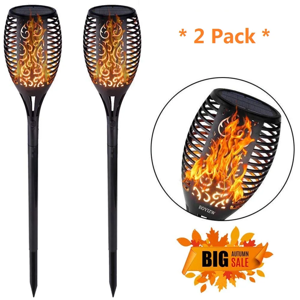 Пламенный Солнечный фонарь 2 шт./лот танцевальная Мерцающая лампа Mpow новый