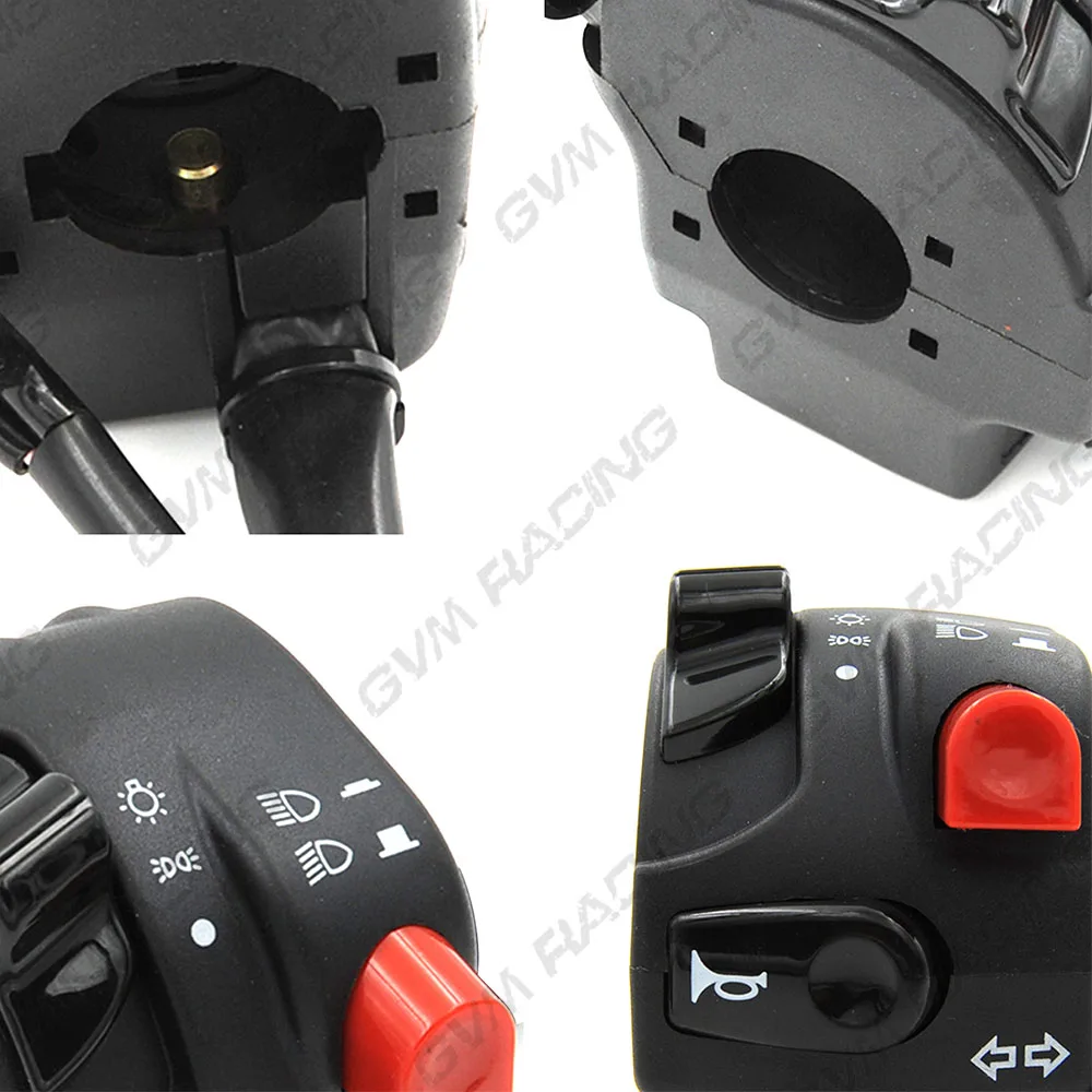 Противотуманная фара + аварийный свет переключатель питания мотоцикла 12 В