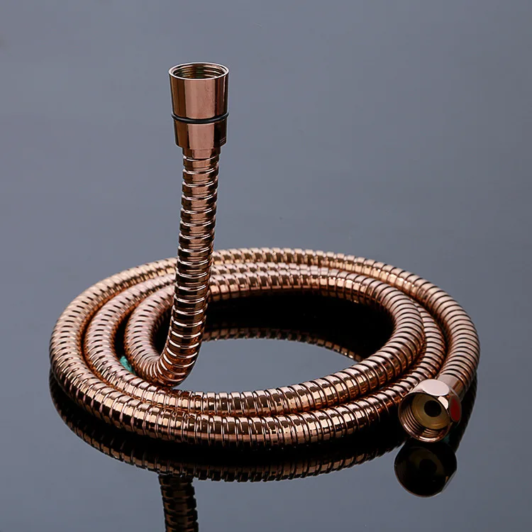 Шланг для душа из розового золота 59 дюймов сверхдлинная Лейка в ванную комнату