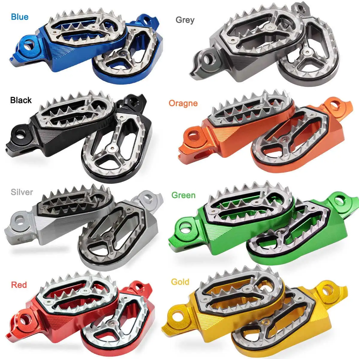 

CNC Foot Pegs Pedal For 2010-2015 11 12 13 14 Suzuki RM-Z 250 450 Motorcycle Racing Motocross off-road Rests Footpeg Footrests
