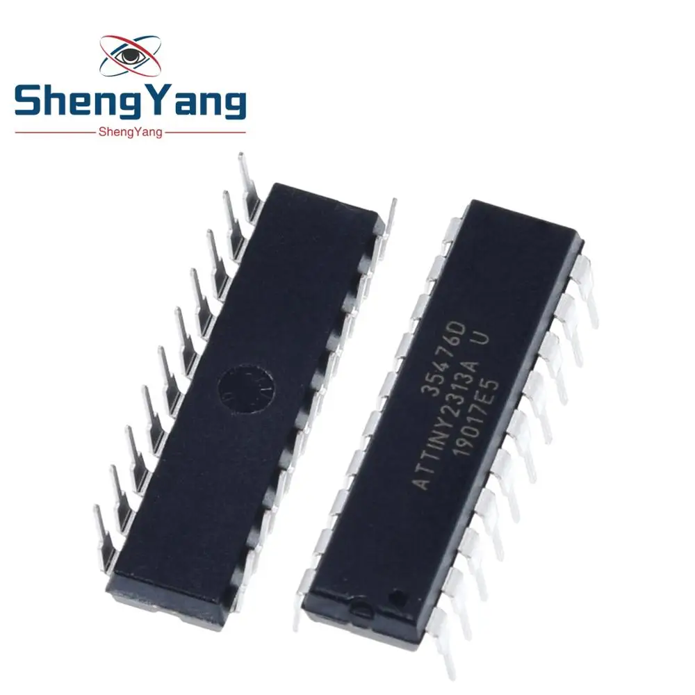 1 шт. ATTINY2313A-PU ATTINY2313 DIP20 MCU 8-битный ATtiny AVR RISC 2KB флэш-2,5 V/3,3 V/5 V 20-контактный разъем DIP