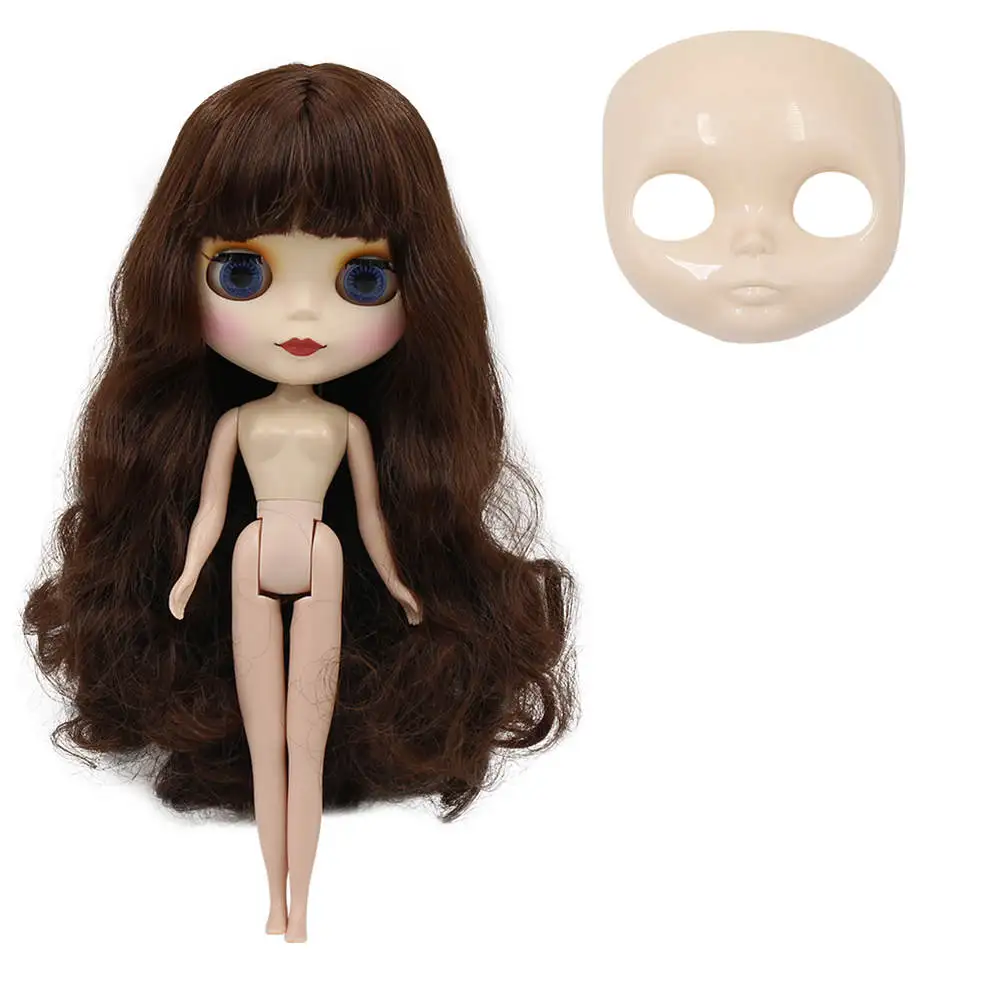 Original body doll Blyth кукла ледяная фабрика шарнирное тело DIY обнаженные игрушки BJD модные куклы девочка подарок Специальное предложение Горячая Распродажа с лицом оболочки ручной набор A& B - Цвет: Original body doll