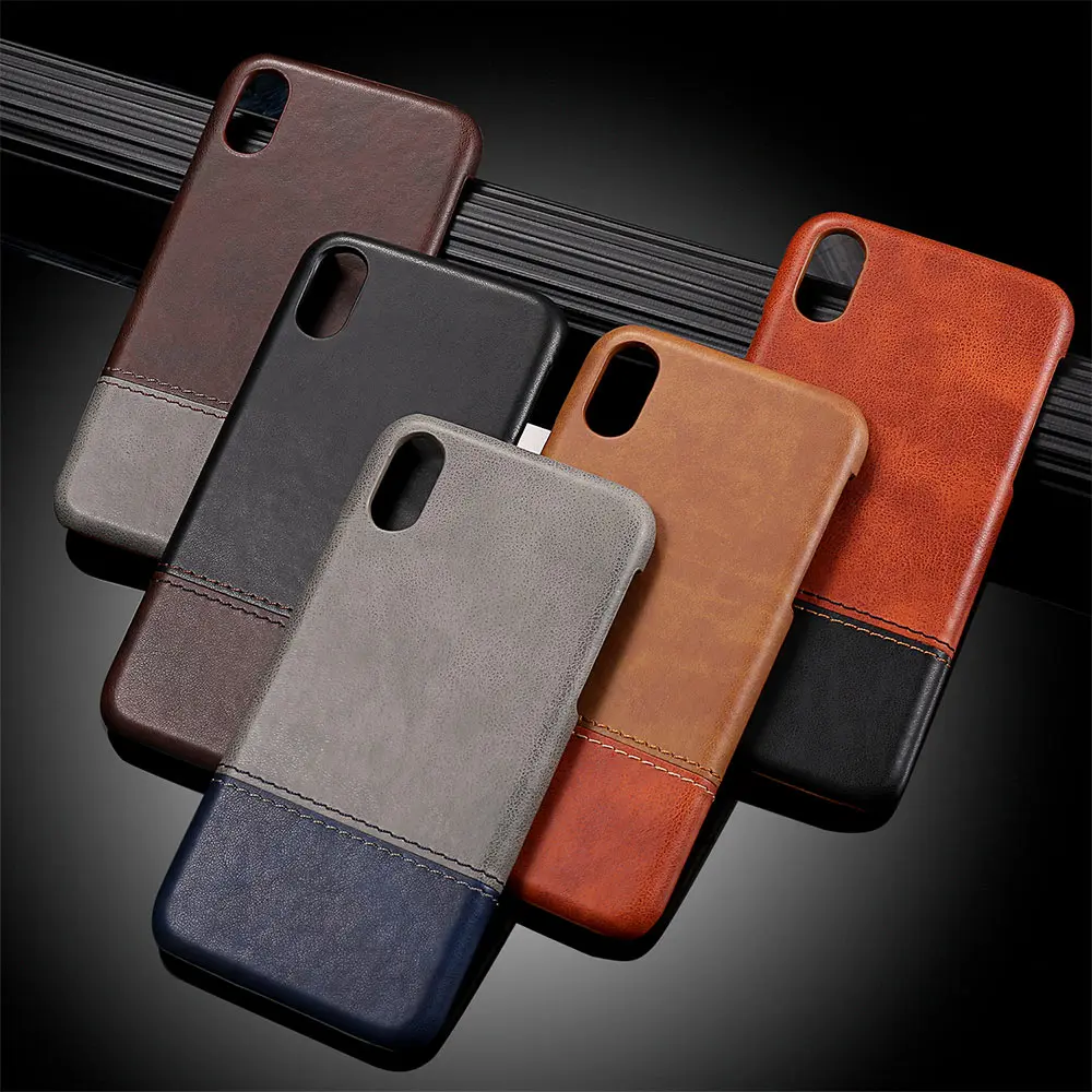 Кожаный чехол KISSCASE для iPhone X XS XR MAX 7 8 Plus ударопрочный Тонкий 6 6S чехлы задней панели