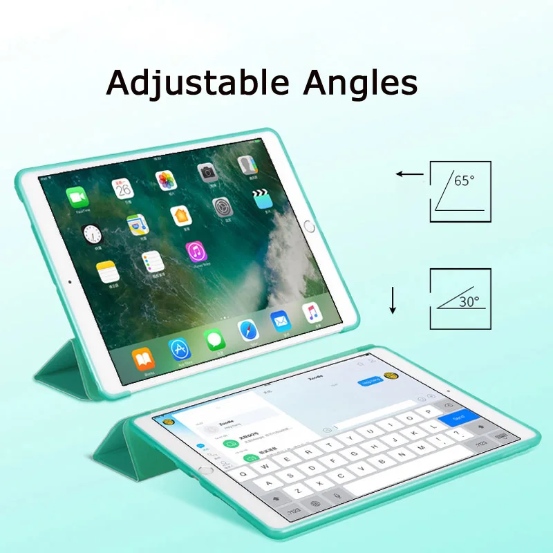 2018 NEW Case for iPad Air 2 case PU Leather Smart Flip Stand holder Auto Sleep/ Wake Up ipad gadget | Компьютеры и офис